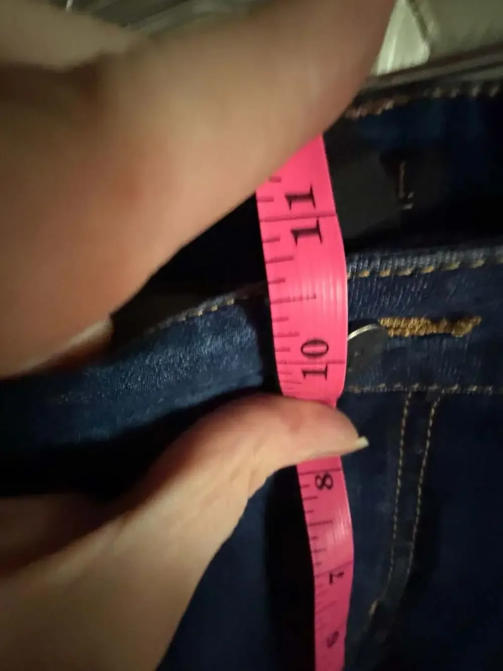 G.I.L.I. Got It Love It Dark Blue Denim Skinny Jeans Size US 14